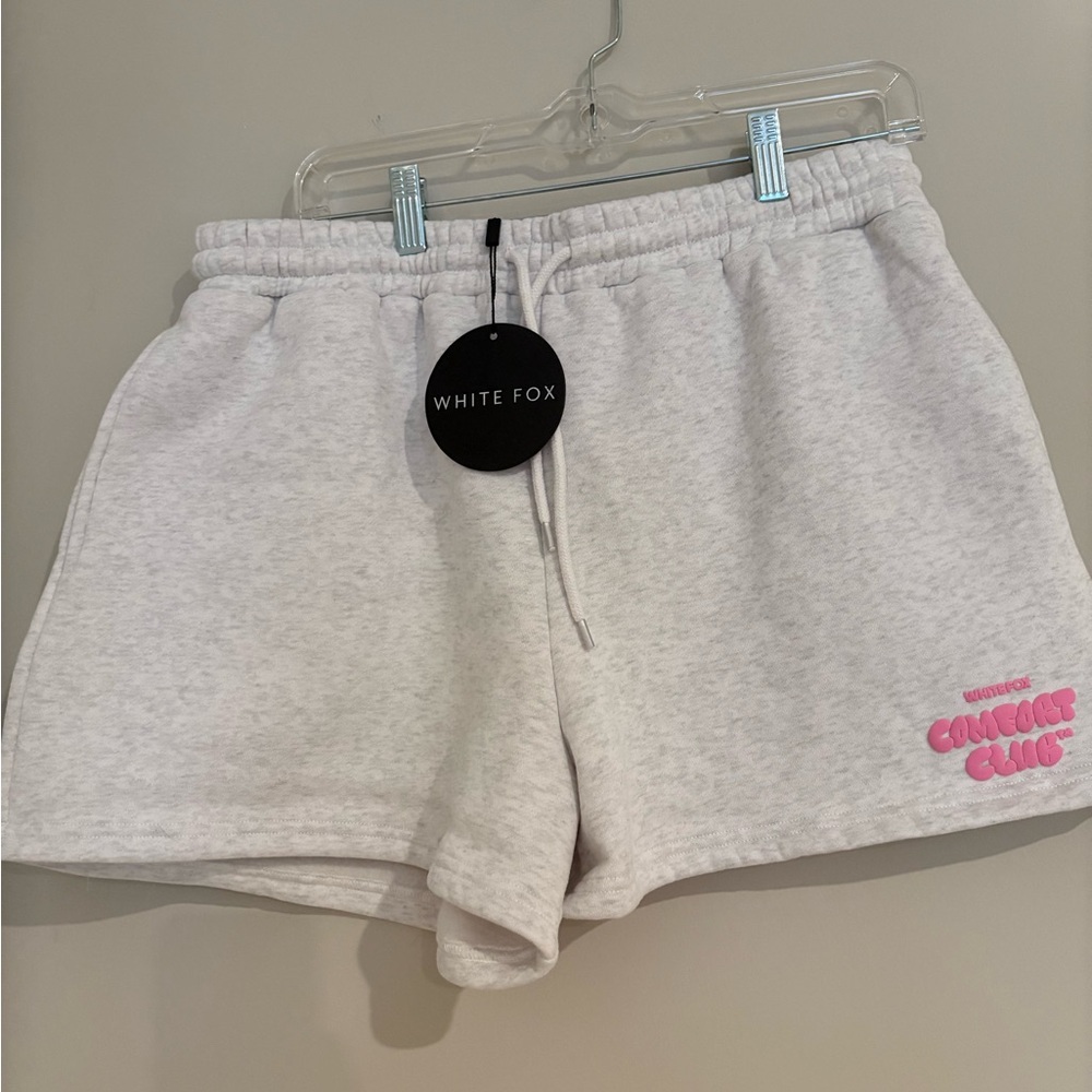 White Fox Boutique Gray Athletic Shorts
